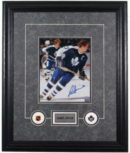 Facsimile Autographed Darryl Sittler Toronto Blue Reprint Laser Auto Hockey  Jersey Size Men's XL - Hall of Fame Sports Memorabilia