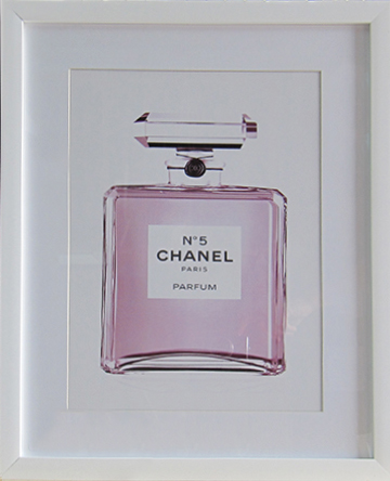 Floral & Stilllife : Pink Single Chanel Bottle